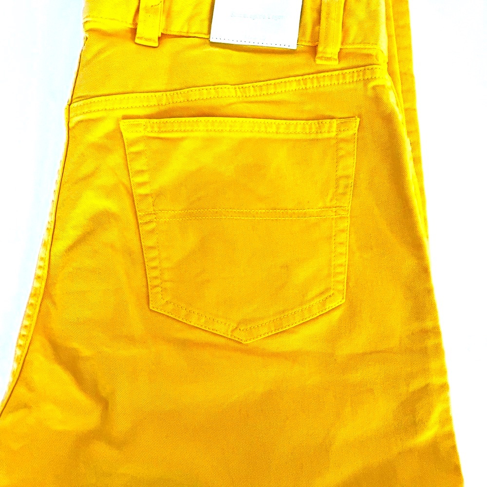 Ermenegildo Zegna yellow skinny jeans